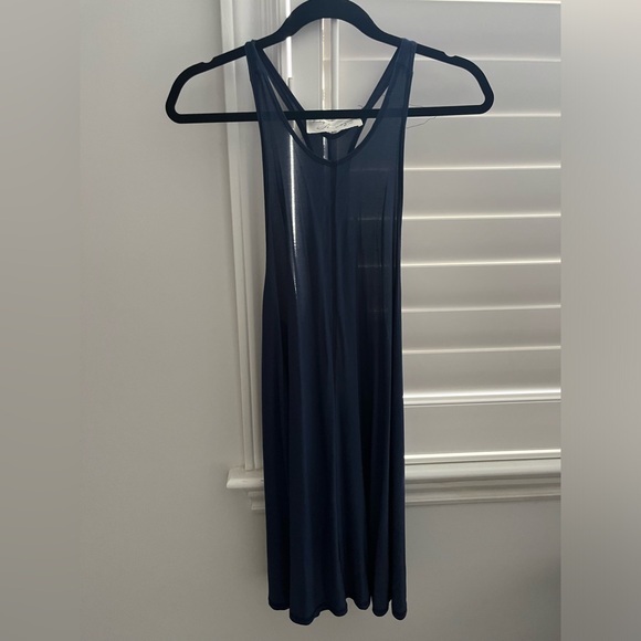 Blue flowy racer back dress - Picture 2 of 4